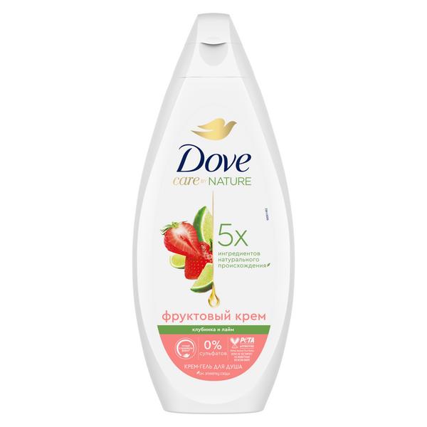 Гель для душа Dove Клубника Лайм для всей семьи 250 мл., ПЭТ