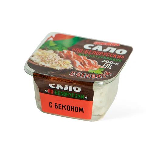Сало Мясная Коллекция по белорусски для бутербродов с беконом 200 гр., банка