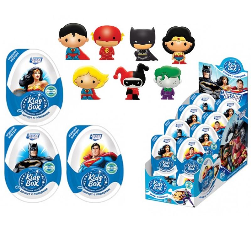 Десерт с подарком Kids Box DC Justice League 20 гр., ПЭТ