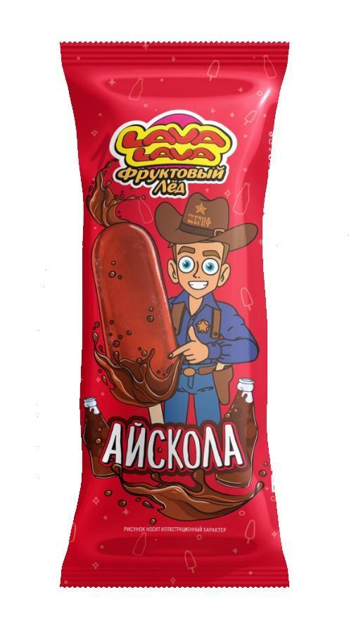 Мороженое лед А4 lava lava кола 90 гр., флоу-пак