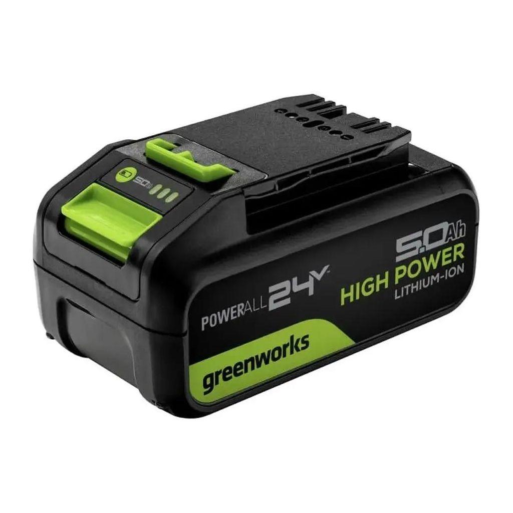Батарея аккумуляторная GREENWORKS G24HP5, 24В, 5Ач, Li-Ion [2957807]