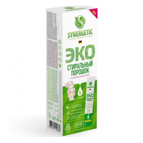 Стиральный порошок универсальный Synergetic, 100 гр., картонная коробка