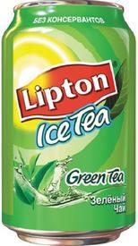 Чай холодный Lipton Ice Tea зеленый Чехия 330 мл., ж/б