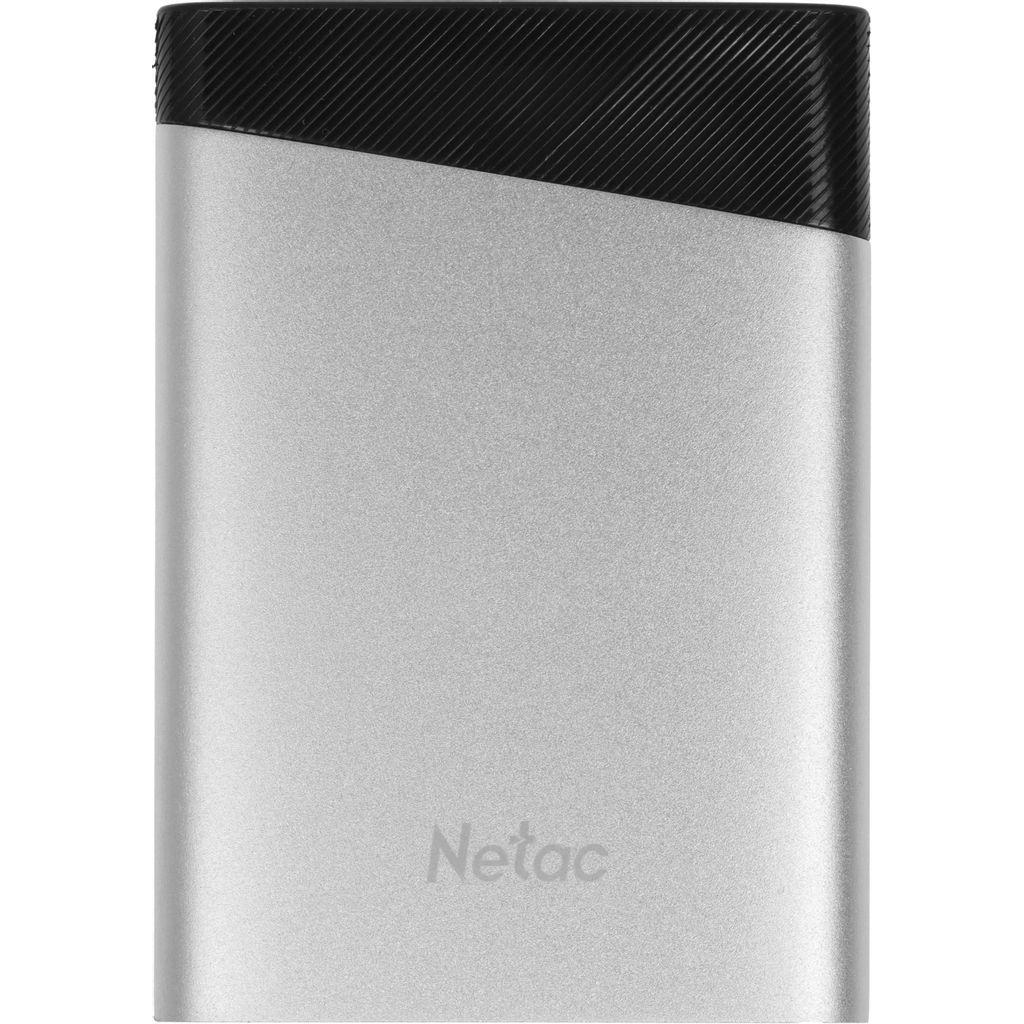 Внешний диск SSD 240ГБ NETAC Z6S NT01Z6S-240G-32SL, USB-C, чтение - 520МБ/с, серебристый
