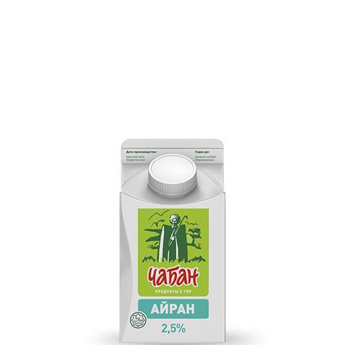 Айран Чабан 2,5%, 450 гр., пюр-пак