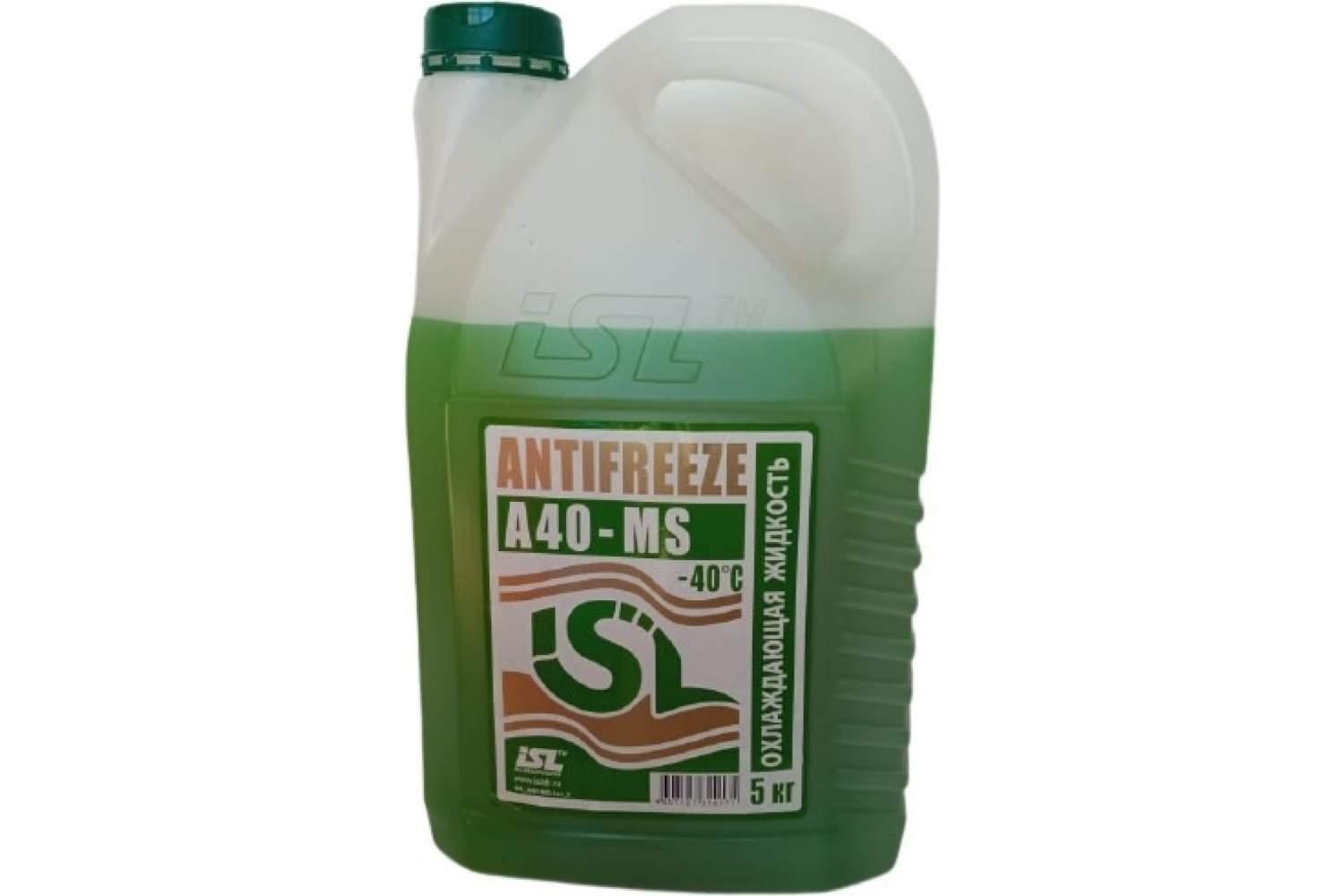 Антифриз ISL А-40MS зелёный 5 кг., ПНД
