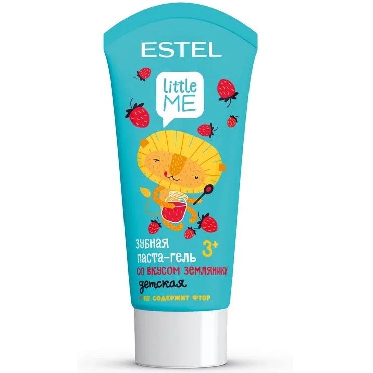 Детская зубная паста-гель Estel Little Me со вкусом земляники 60 мл., туба