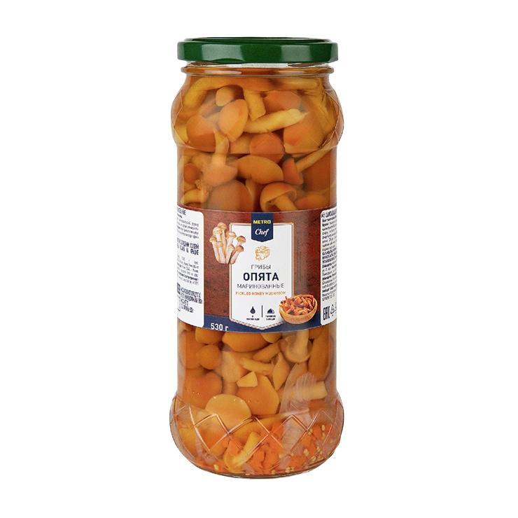 Грибы METRO Chef опята маринованные 530 гр., стекло