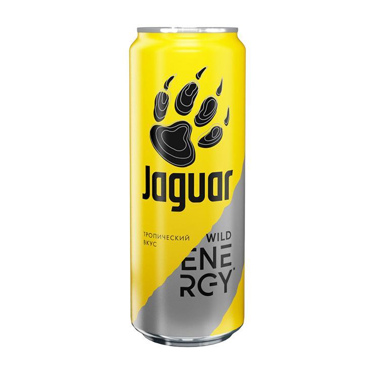 Напиток энергетический Jaguar дикий тропик 450 мл., ж/б