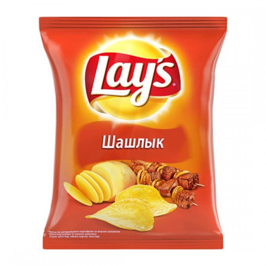 Чипсы Lay's шашлык 81 гр., флоу-пак