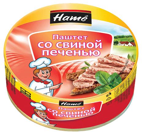 Паштет Hame из свиной печени 105 гр., ж/б