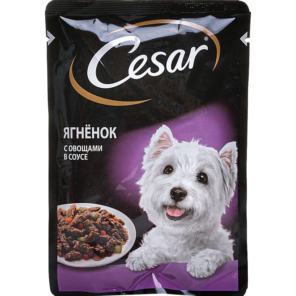 Влажный корм для собак Cesar Ягненок 85 гр., пауч