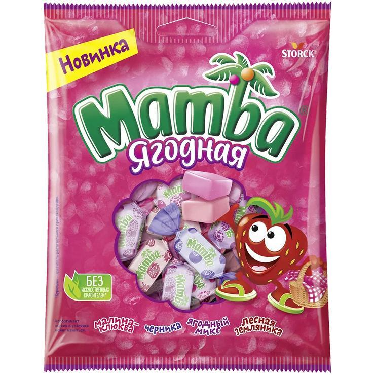Mamba Ягодная жевательные конфеты 6 бл. по 24 шт. 79,5 г (144 шт.)