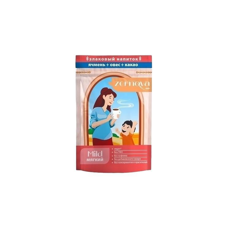 Напиток злаковый Zernova mild растворимый 200 гр., дой-пак