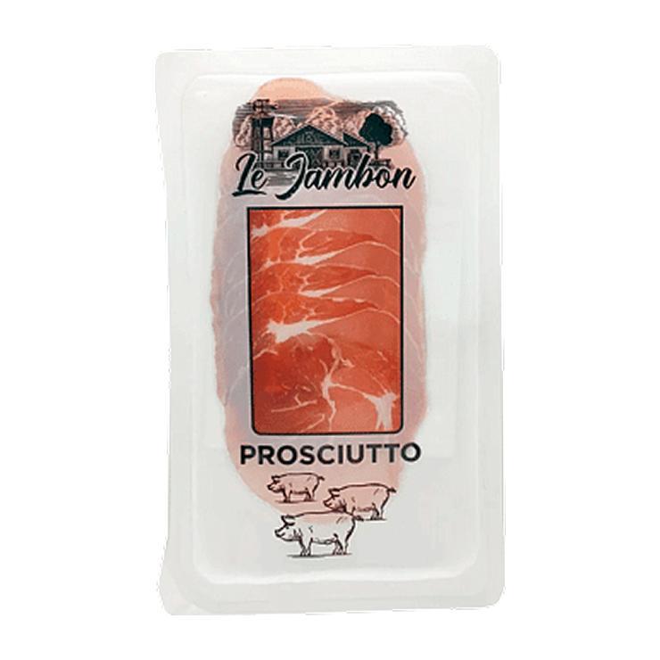 Окорок Le Jambon Prosciutto Прошутто сыровяленый нарезка 60 гр., вакуум