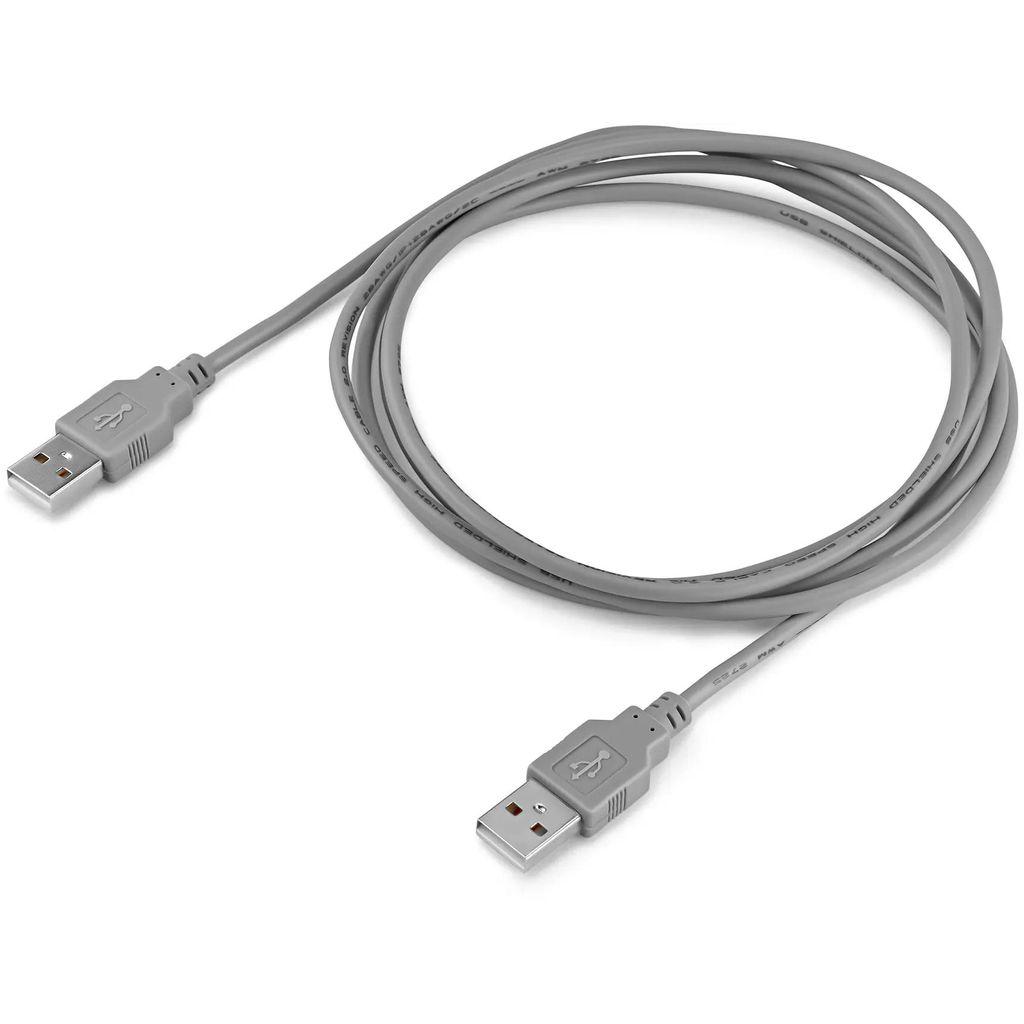 Кабель USB2.0 Buro USB A(m) - USB A(m), 1.8м, блистер, серый [bhp ret usb_am18]