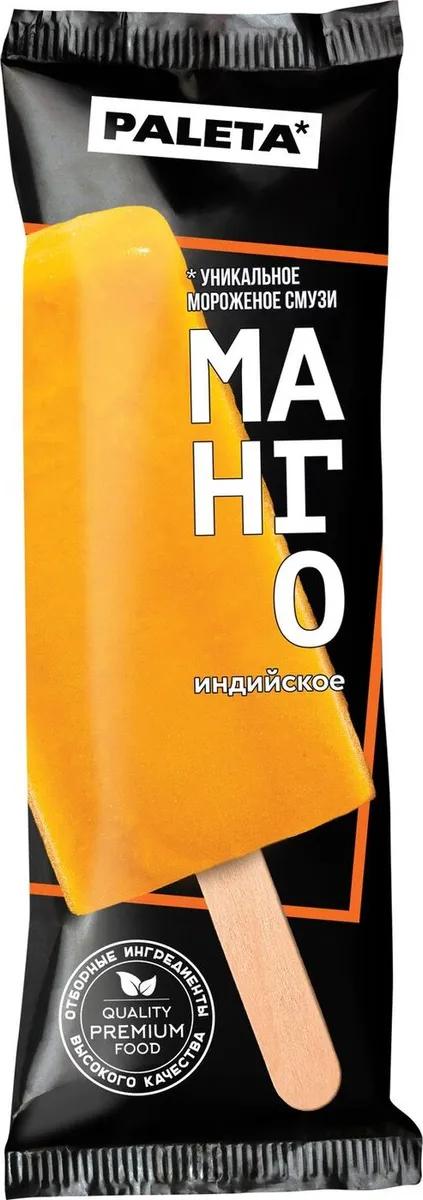 Мороженое лед Paleta из манго индийское манго 70 гр., флоу-пак