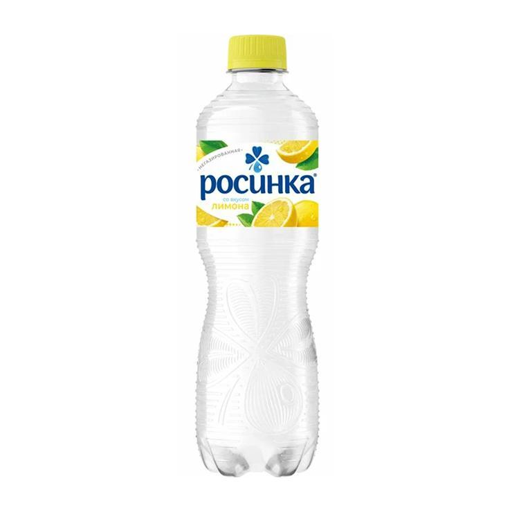 Вода питьевая Росинка негазированная лимон 500 мл., ПЭТ