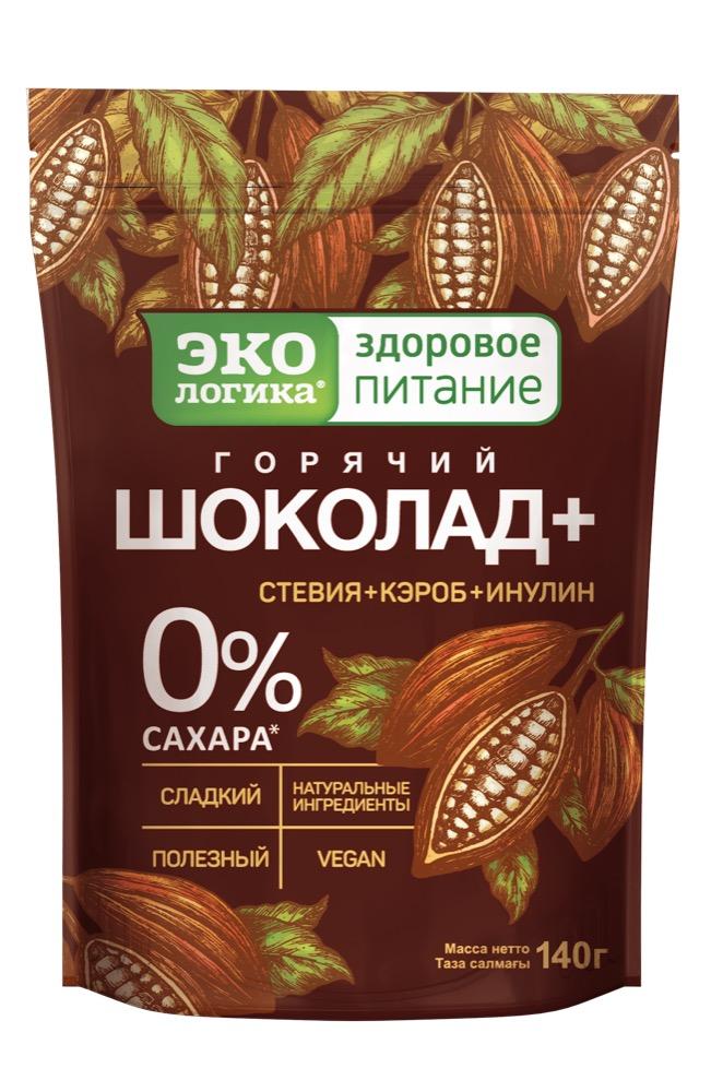 Какао-напиток, шоколад Экологика, 140 гр., дой-пак