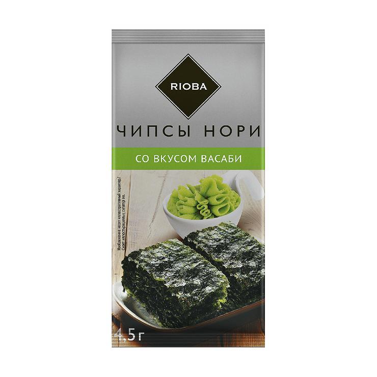 Чипсы RIOBA нори васаби 4,5 гр., флоу-пак