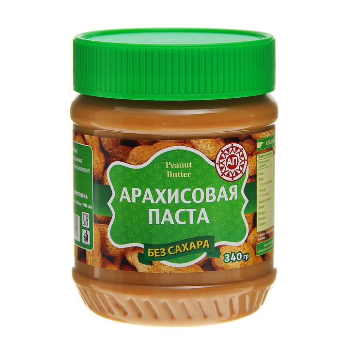 Арахисовая паста Азбука Продуктов без сахара 340 гр., ПЭТ