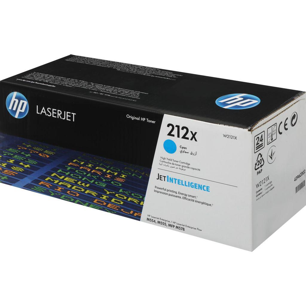 Картридж HP 212X, голубой / W2121X