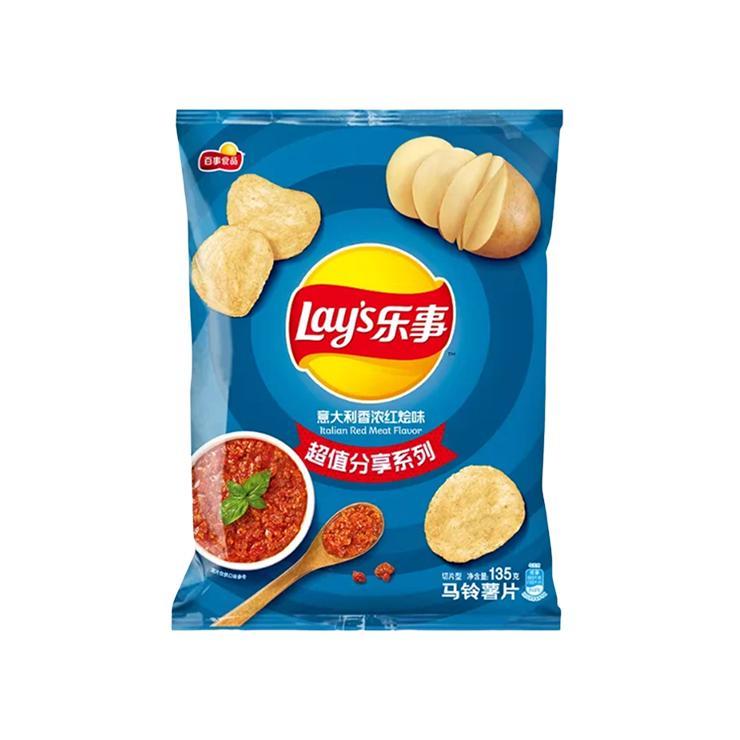 Чипсы Lay's Italian meat мясо по-итальянски 135 гр., флоу-пак