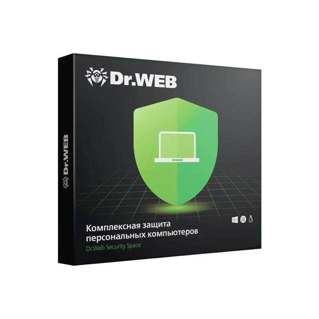 Антивирус Dr.Web Security Space 1 ПК 1 год Новая лицензия BOX [bhw-b-12m-1-a3]
