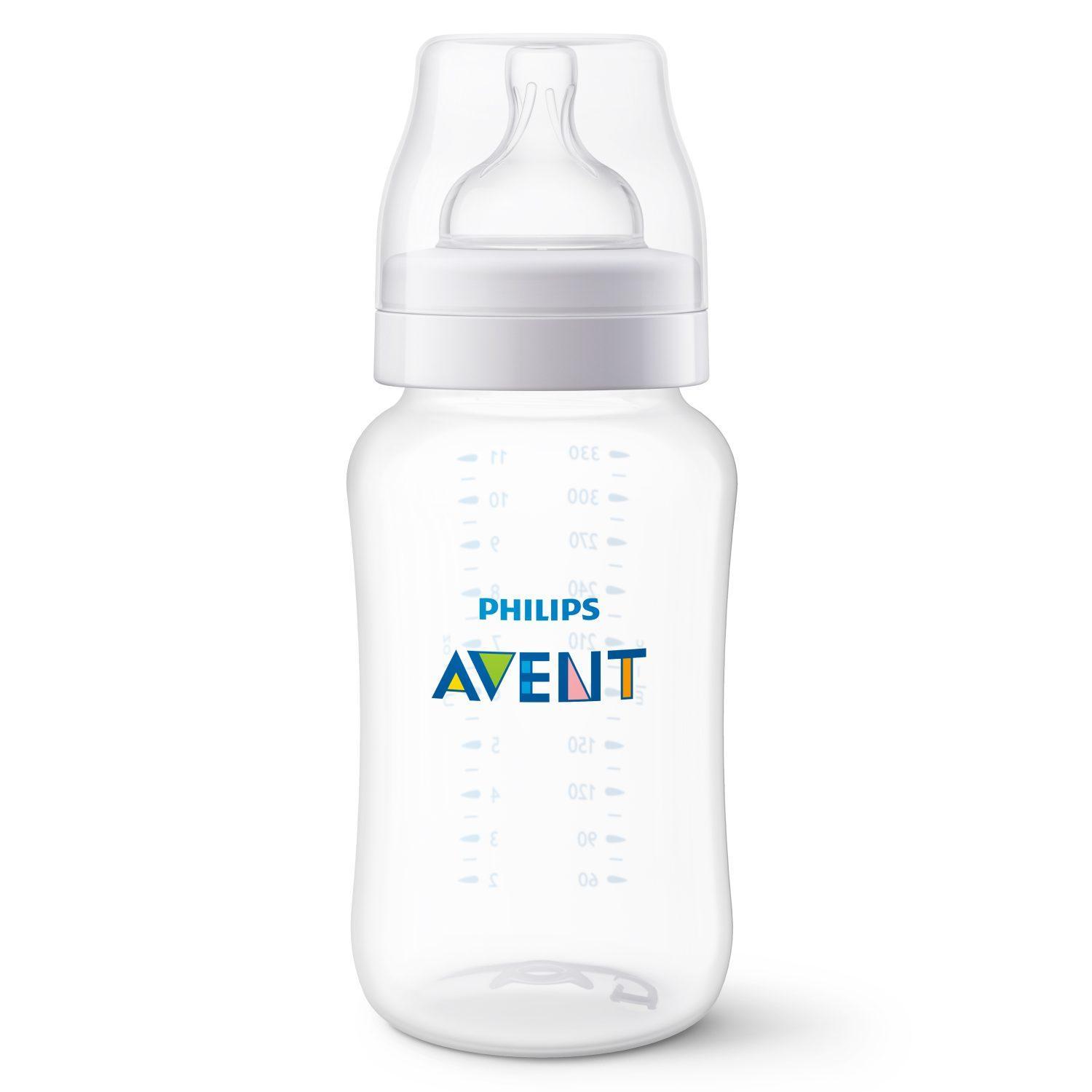 Бутылочка для кормления Philips Avent Anti-colic SCY106/01, 330 мл, 1 шт, 3 мес.+, картон