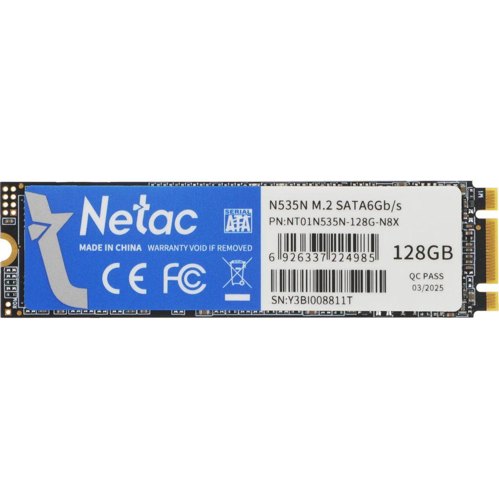 128ГБ SSD накопитель Netac N535N NT01N535N-128G-N8X M.2 2280, SATA III, M.2
