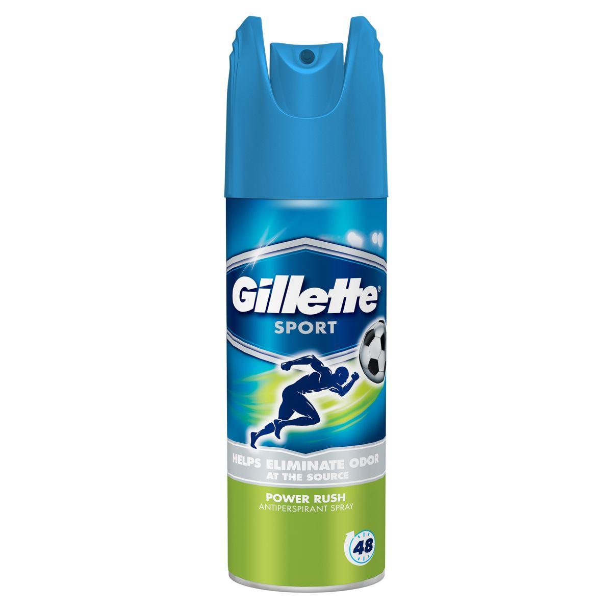 Антиперспирант Gillette Power Rush 150 мл., баллон