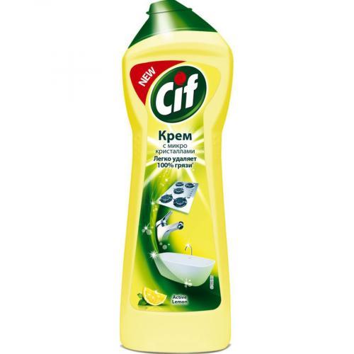 Крем для чистки Cif Актив Лимон, 250 мл.,