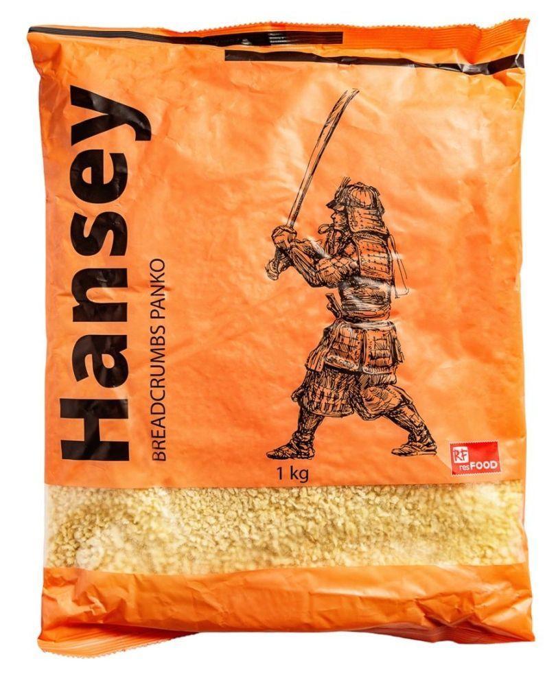 Сухари панировочные 4мм HANSEY, 1 кг., флоу-пак