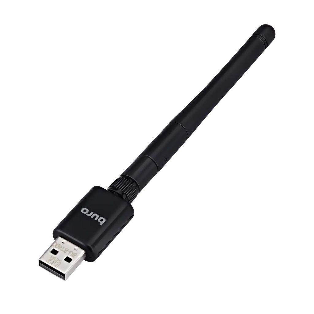 Bluetooth адаптер Buro BU-BT40C BT 4.0+EDR class 1, USB, 100м, черный [bt40с]