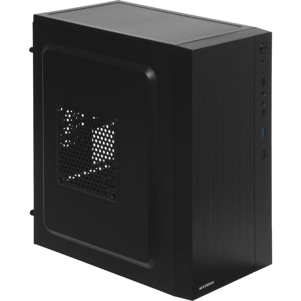 Корпус mATX ACCORD ACC-XA05, Mini-Tower, без БП, черный