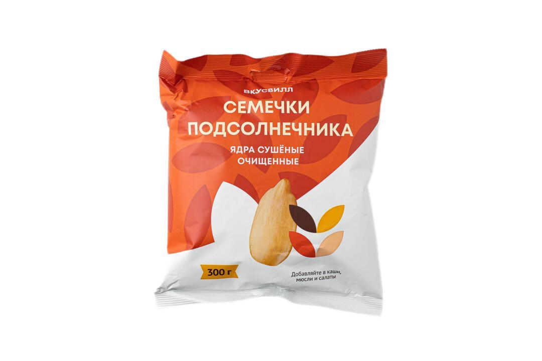 Ядро Вкусвилл подсолнечника сушеное, 300 гр., флоу-пак