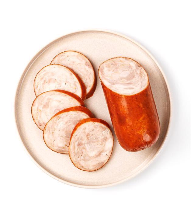 Колбаса полукопченая ВкусВилл куриная домашняя 260 гр., в/у