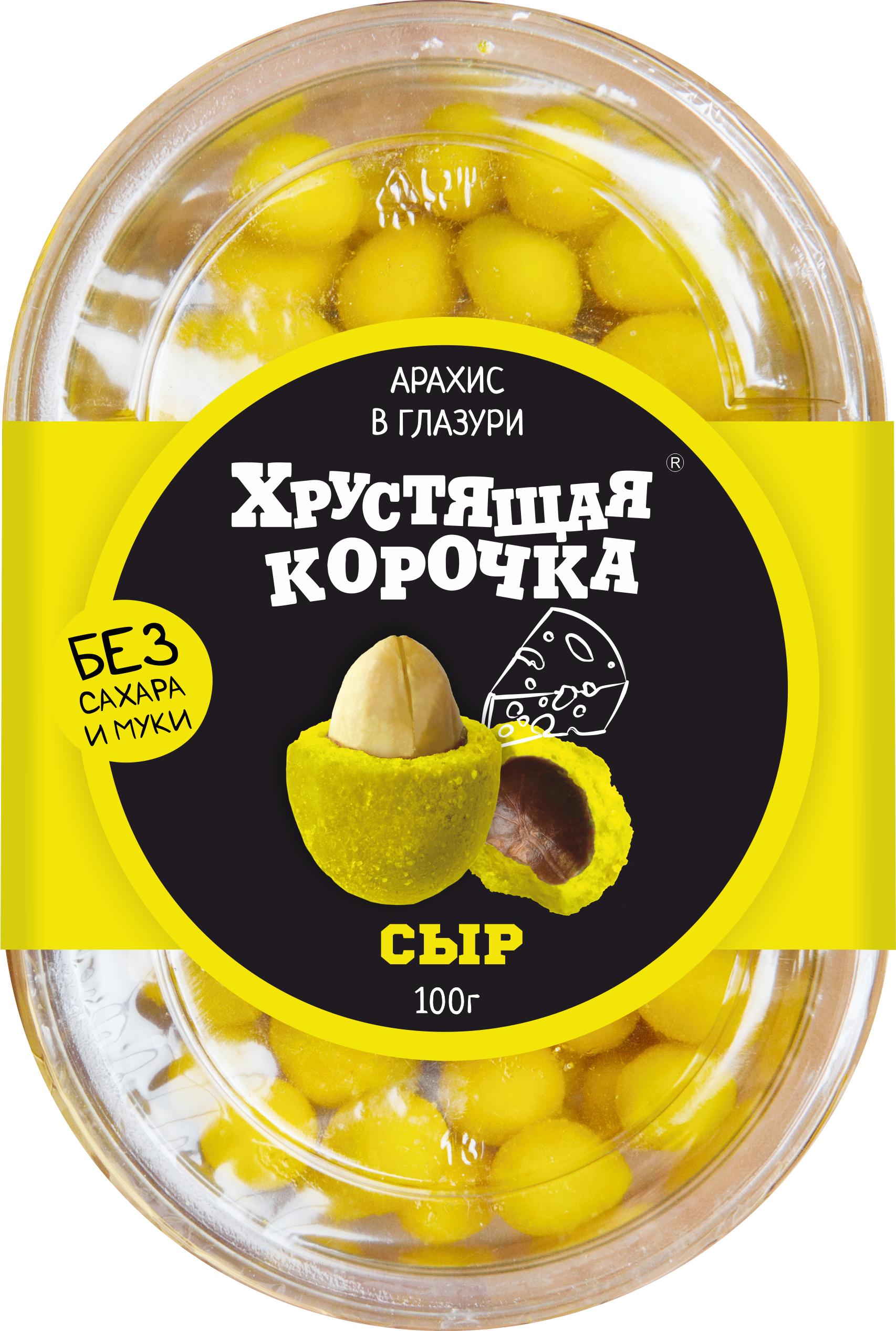 Арахис Averton Хрустящая корочка сыр в глазури 100 гр., пластиковая упаковка