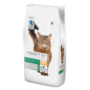 Корм для кошек сухой Perfect Fit стерлизованных курица 10 кг., пакет