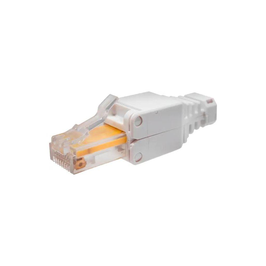 Коннектор SUPRLAN 10-0218-1 UTP кат.5E RJ45 серый