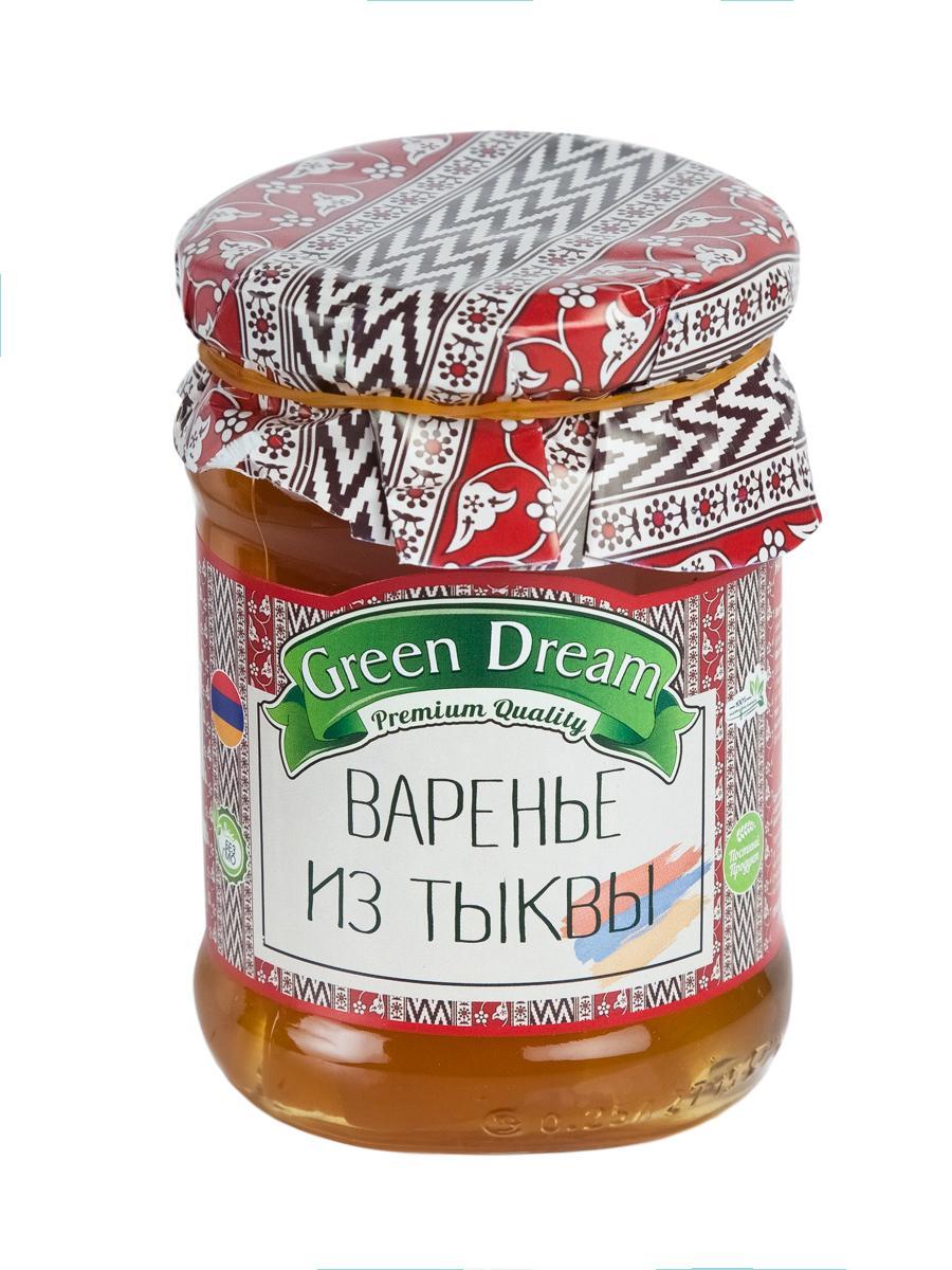 Варенье Green Dream из тыквы, 300 гр, стекло, 8 шт.