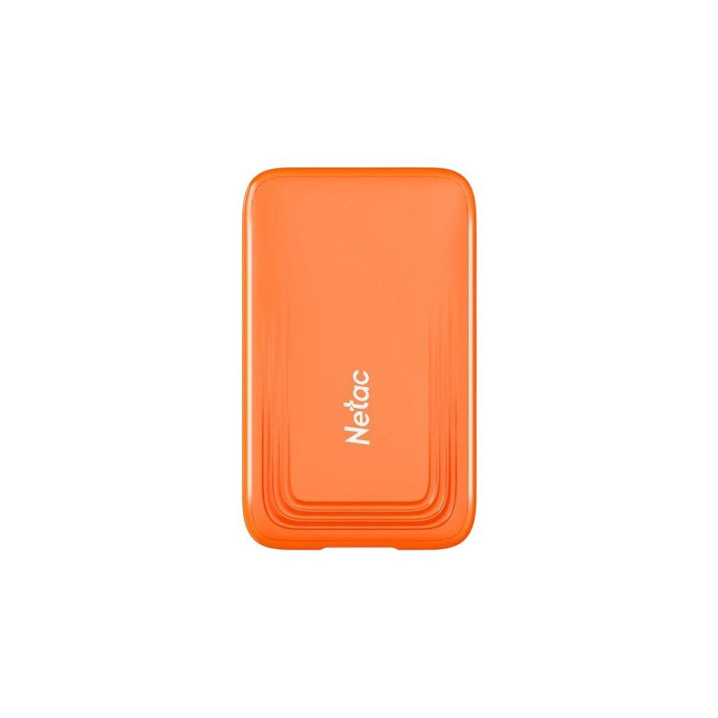 Внешний диск 2ТБ SSD NETAC ZX20 IV NT01ZX20IV-002T-32OR, USB 3.2 Gen 2x2, запись - 1800МБ/с, чтение - 2050МБ/с, оранжевый