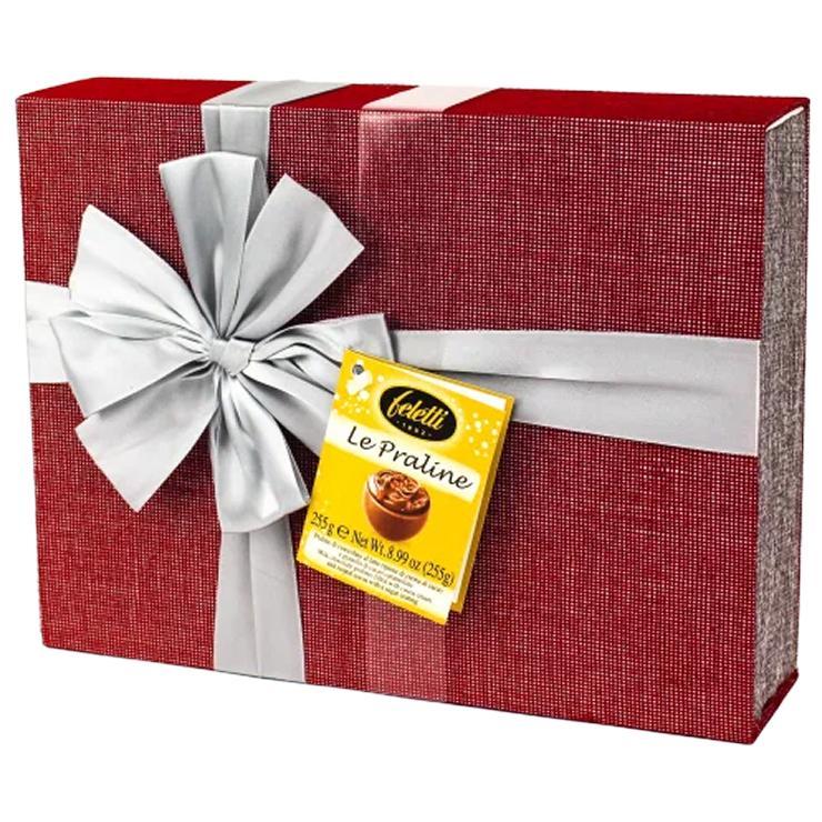 Конфеты Feletti из темного шоколада с пралине Gingerbread 200 гр., картон