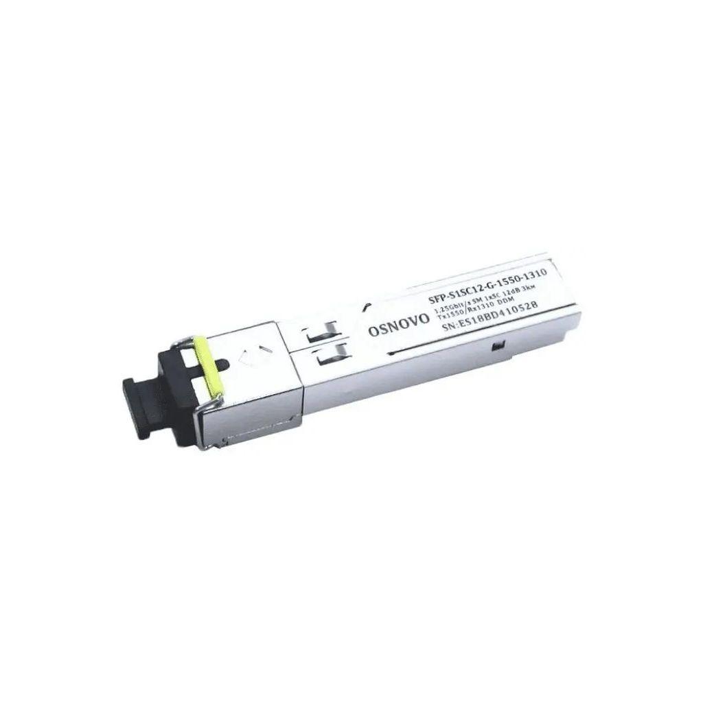 Модуль OSNOVO SFP-S1SC12-G-1550-1310, желтый