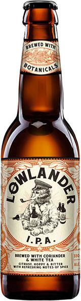 Пивной напиток Lowlander Beer IPA светлый безалкогольный 330 мл., стекло
