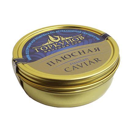 Икра ГОРКУНОВ паюсная черная 250 гр., ж/б