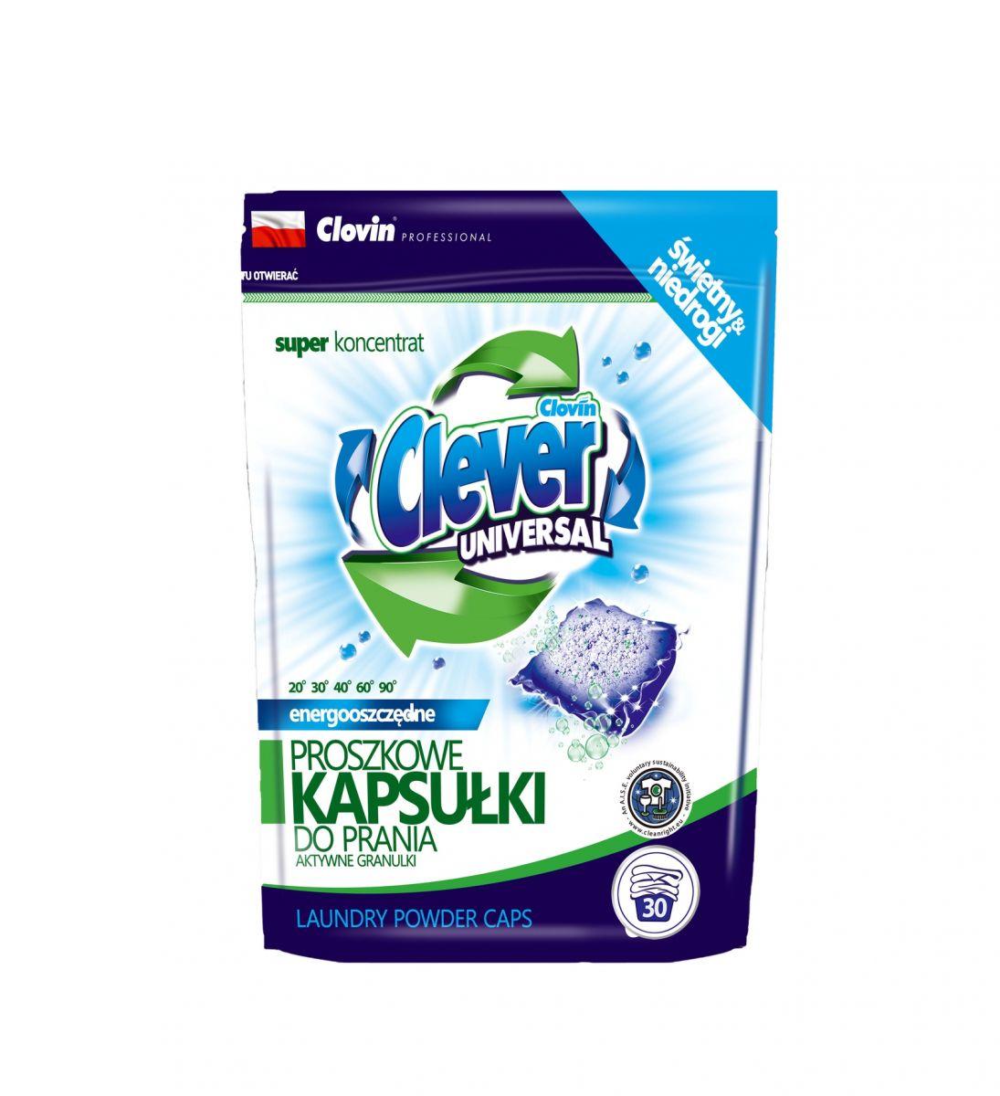 Капсулы для стирки Herr Clever Universal порошковые 30шт