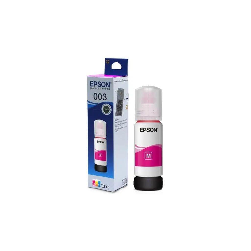 Чернила Epson 003 C13T00V398, для Epson, 65мл, пурпурный