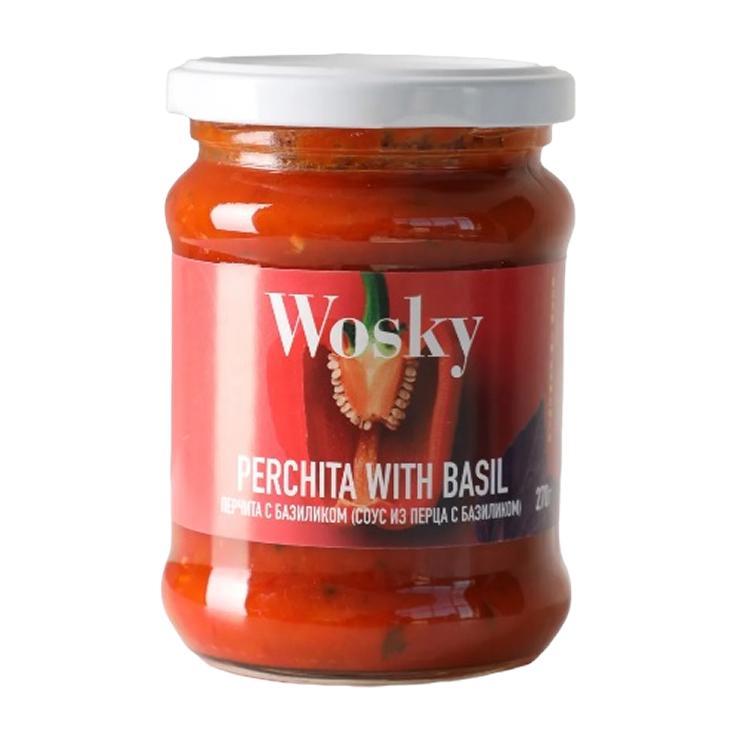 Перчита Wosky с базиликом 270 гр., стекло