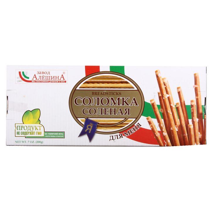 Соломка соленая Черногорский кондитерский концерн Для меня, 200 гр., картонная коробка